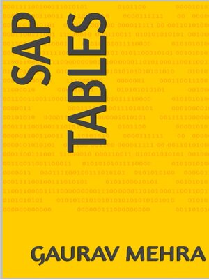 cover image of SAP Tables